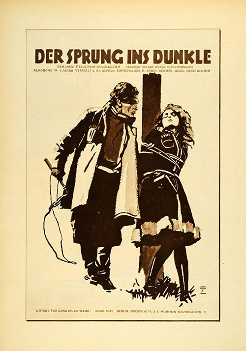 Movie poster for Der Sprung ins Dunkle (1920)