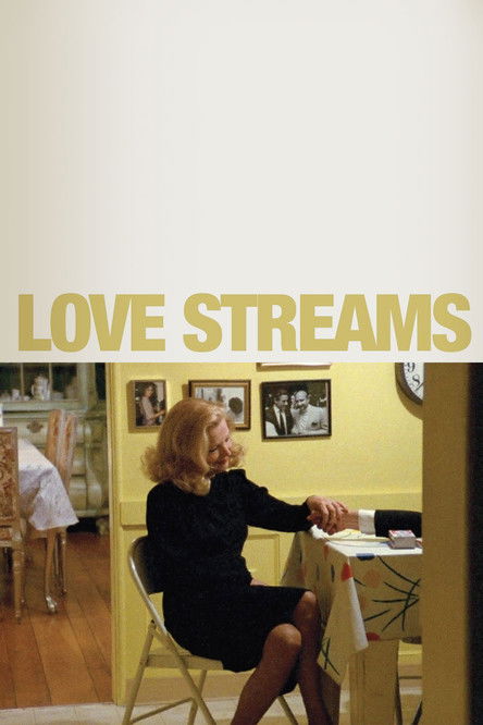 Movie poster for Love Streams (1984)