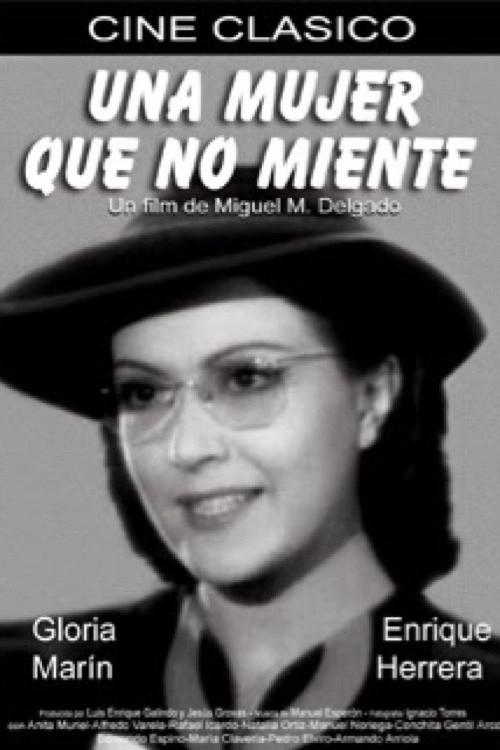 Movie poster for Una mujer que no miente (1945)