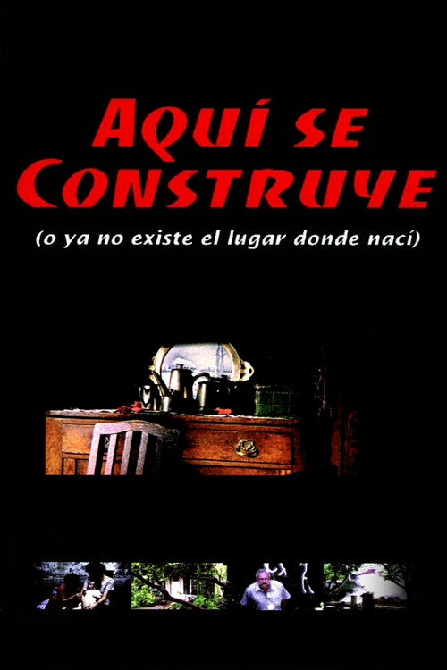 Movie poster for Under Construction (Or The Place Where I Was Born No Longer Exists) (2000)