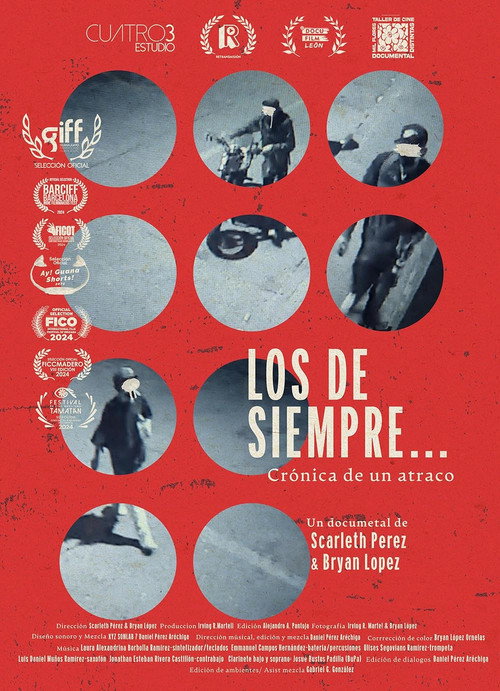Movie poster for Los de siempre... crónica de un atraco