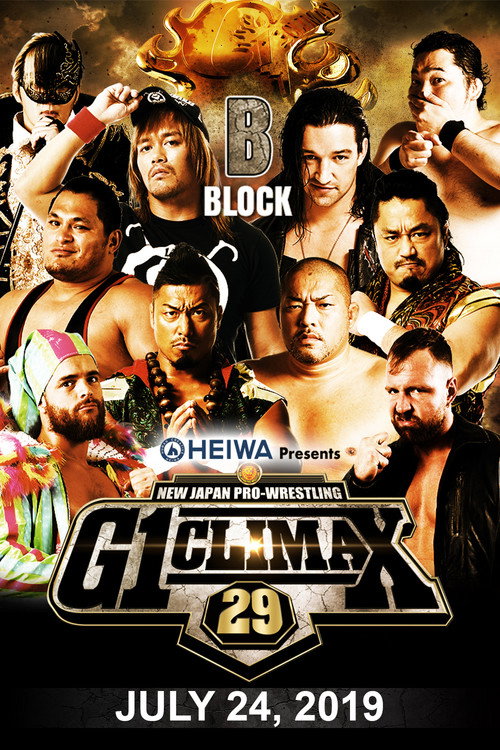Movie poster for NJPW G1 Climax 29: Day 8 (2019)
