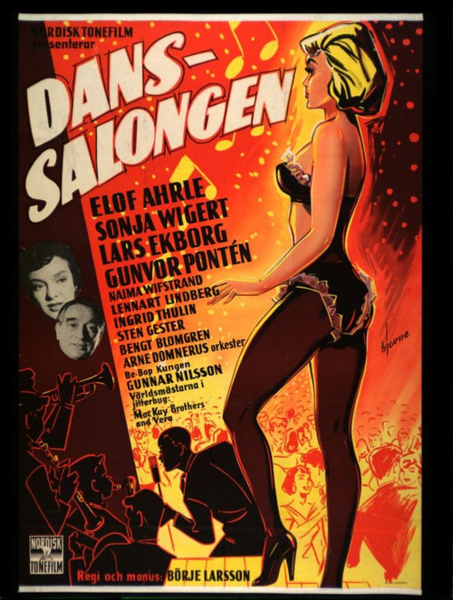 Movie poster for Danssalongen (1955)