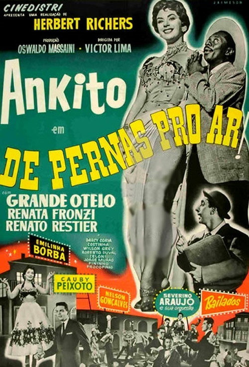 Movie poster for De Pernas Pro Ar (1957)