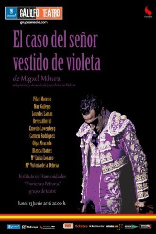 Movie poster for The Case of the Man Dressed in Violet (1969)