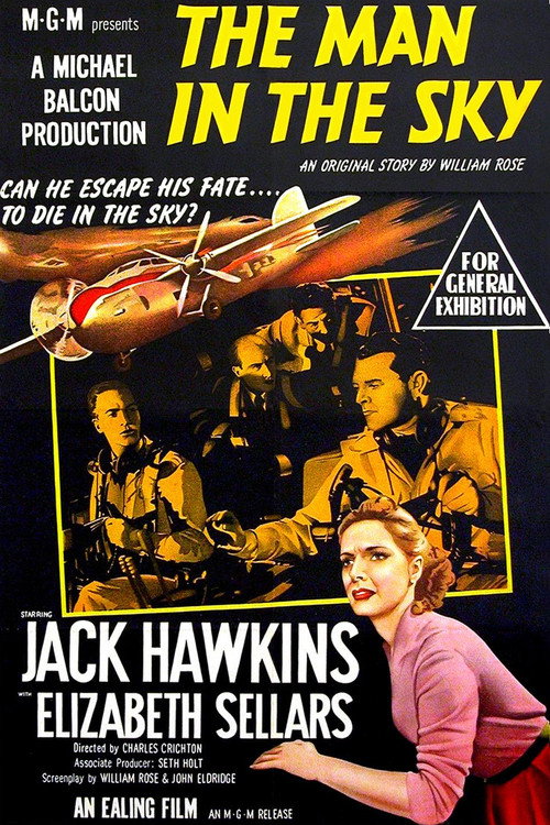 Movie poster for The Man in the Sky (1957)