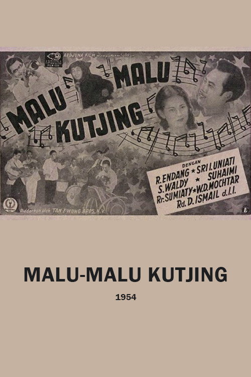 Movie poster for Malu-Malu Kutjing (1954)
