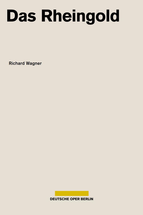 Movie poster for Wagner - Das Rheingold (Deutsche Oper Berlin) (2021)