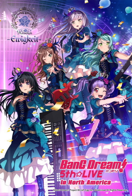 Movie poster for BanG Dream! 5th☆LIVE Day 2: Roselia -Ewigkeit- (2018)