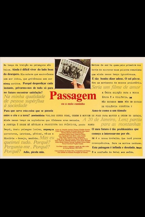 Movie poster for Passagem ou a Meio Caminho (1986)