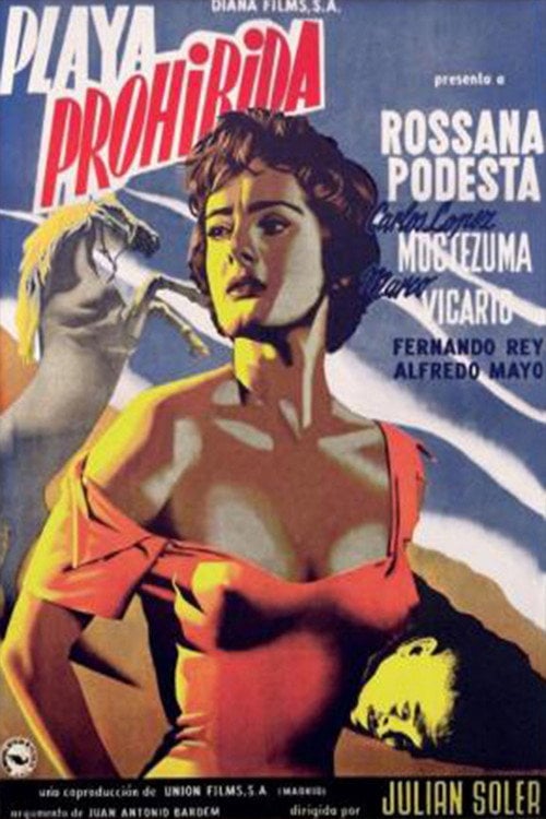 Movie poster for Playa prohibida (1956)