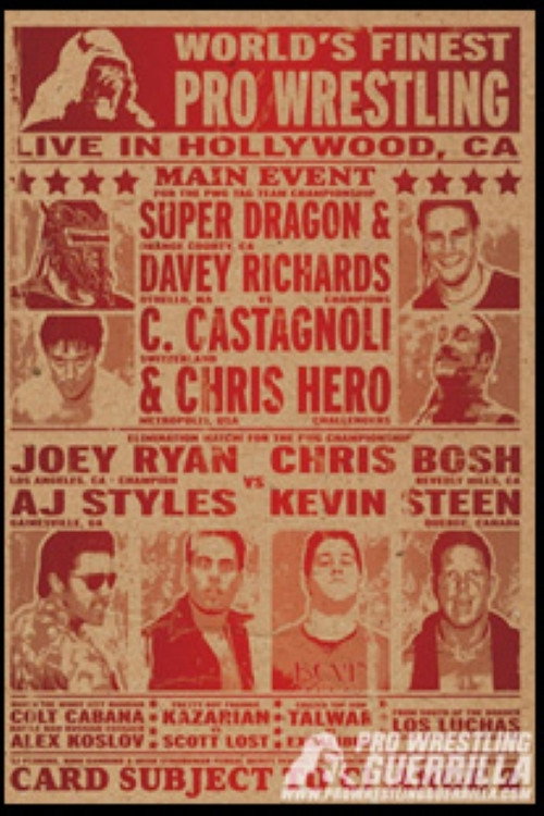 Movie poster for PWG: Card Subject To Change 2 (2006)