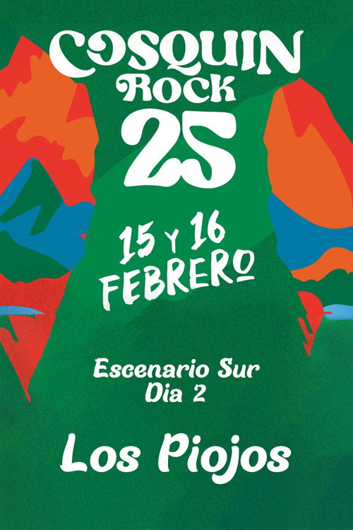 Movie poster for Los Piojos - Cosquín Rock 2025 (2025)