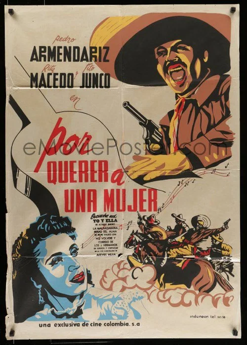 Movie poster for For Loving a Woman (1951)