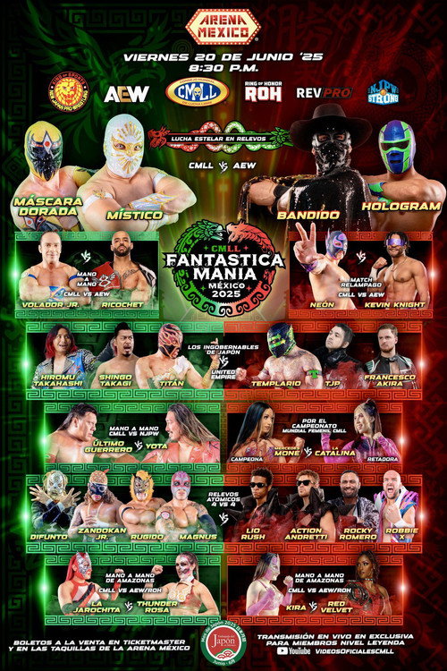 Movie poster for CMLL Presenta NJPW Fantastica Mania México 2025 (2025)