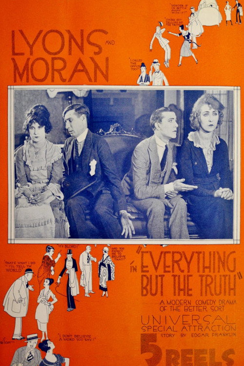 Movie poster for Everything But the Truth (1920)