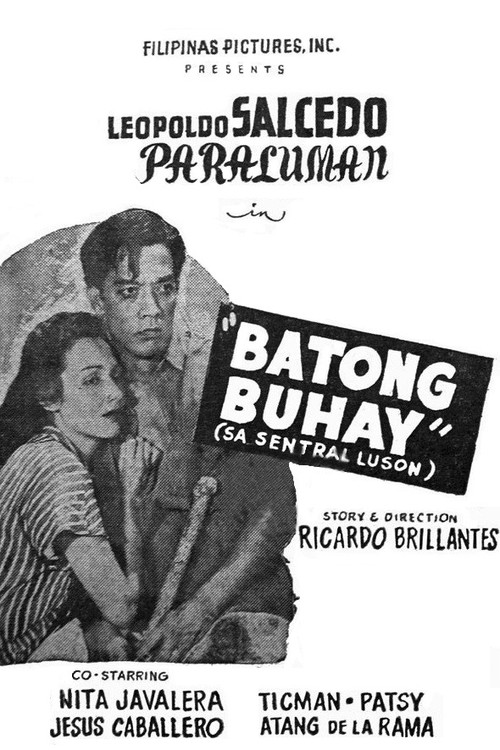 Movie poster for Batong Buhay (1950)