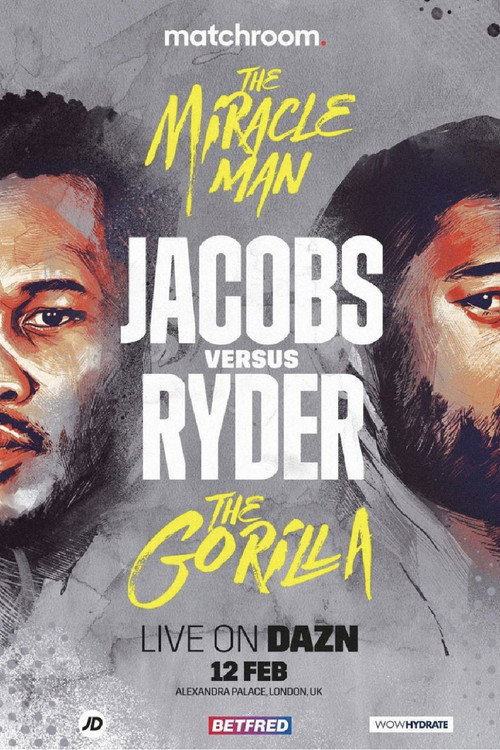 Movie poster for Daniel Jacobs vs. John Ryder (2022)
