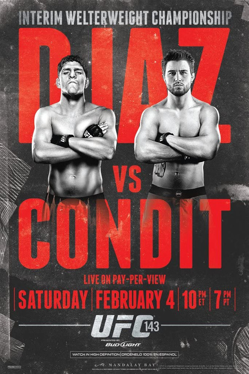 Movie poster for UFC 143: Diaz vs. Condit (2012)
