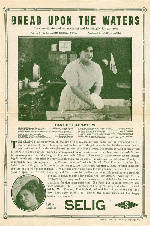 Movie poster for Bread Upon the Waters (1912)