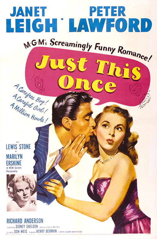 Movie poster for Just This Once (1952)