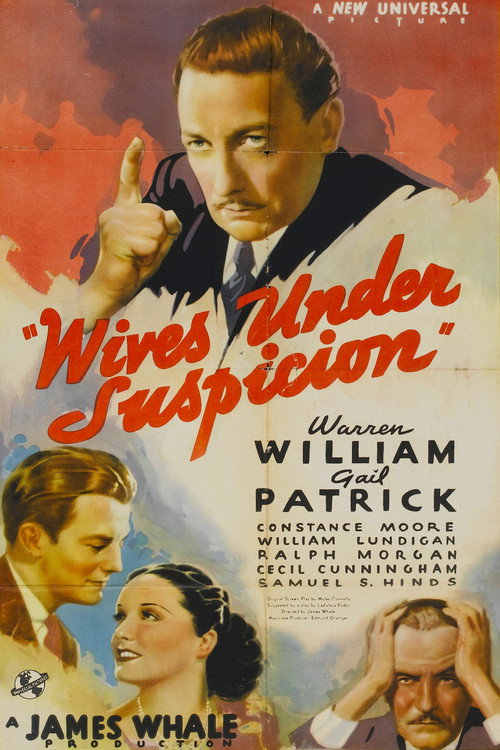 Movie poster for Wives Under Suspicion (1938)