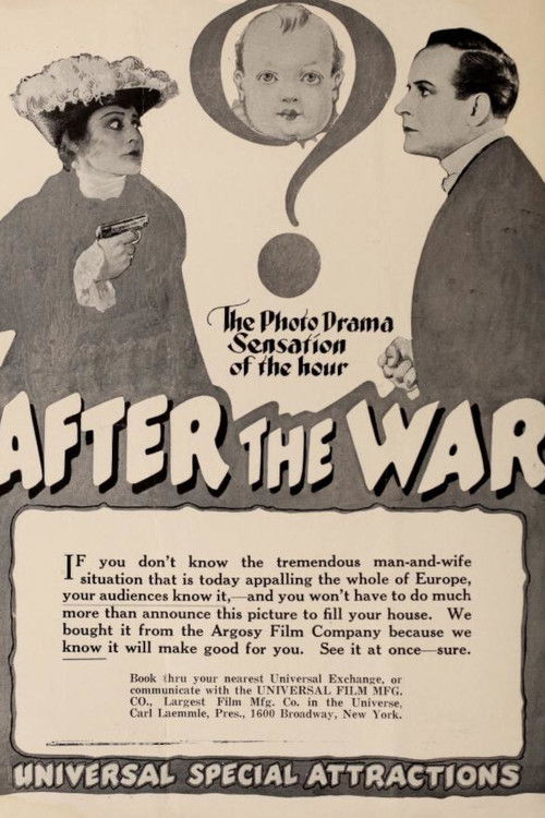 Movie poster for After the War (1918)