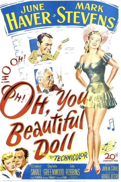 Movie poster for Oh, You Beautiful Doll (1949)