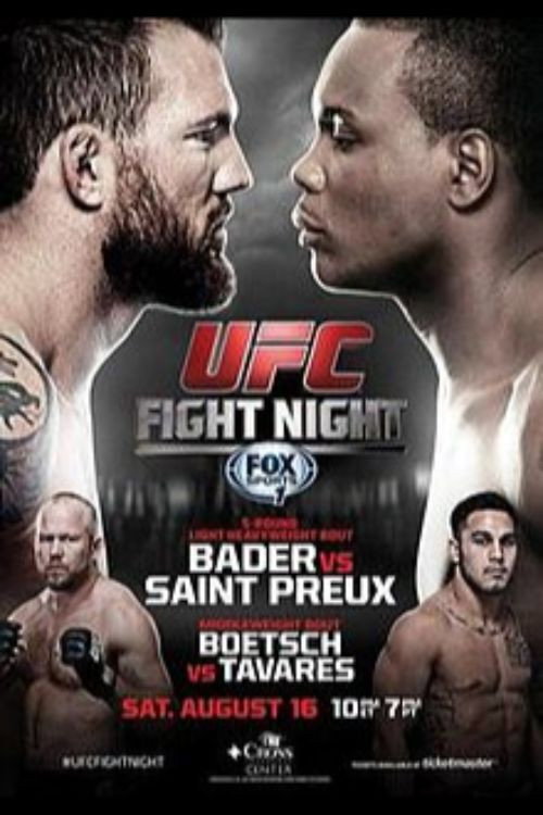 Movie poster for UFC Fight Night 47: Bader vs. St. Preux (2014)