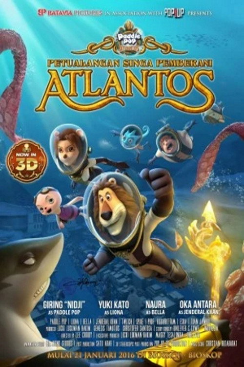 Movie poster for Petualangan Singa Pemberani Atlantos (2016)