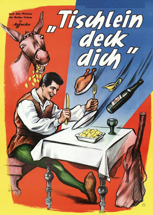 Movie poster for The Donkey, The Table and The Stick (1956)