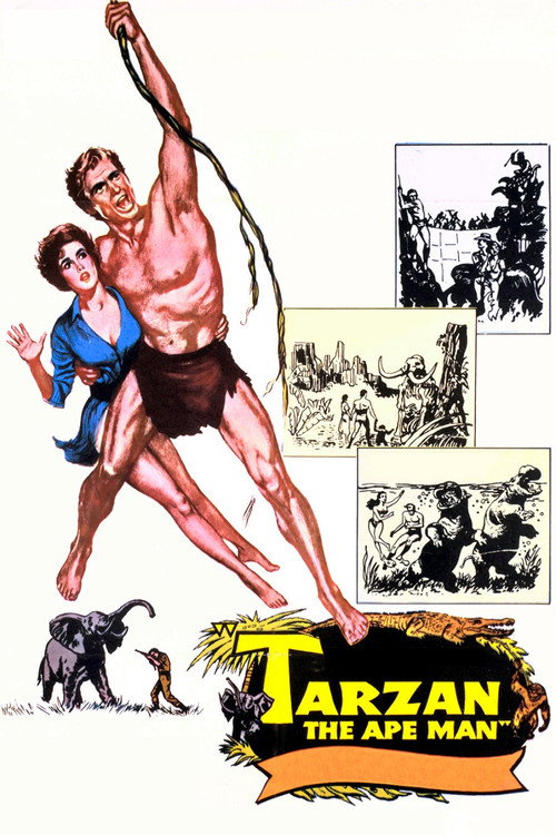 Movie poster for Tarzan, the Ape Man (1959)