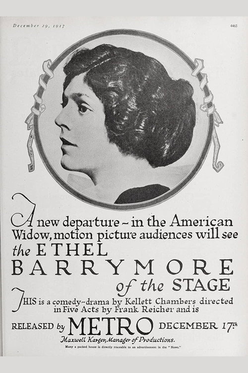 Movie poster for An American Widow (1917)