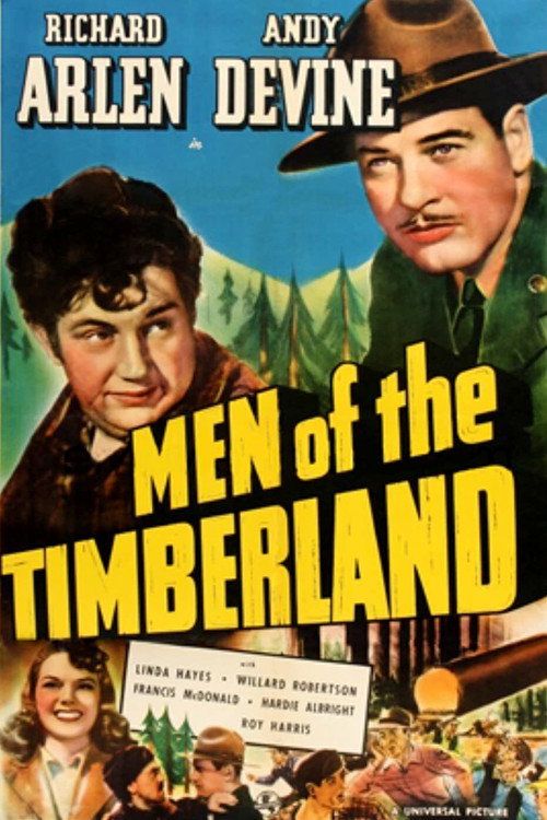 Movie poster for Men of the Timberland (1941)