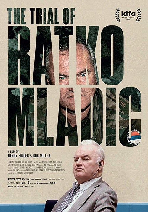 Movie poster for The Trial of Ratko Mladic (2018)