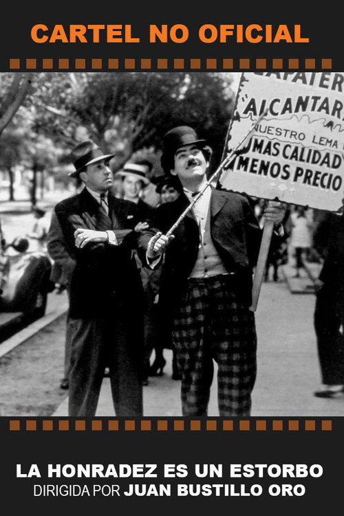 Movie poster for La honradez es un estorbo (1937)