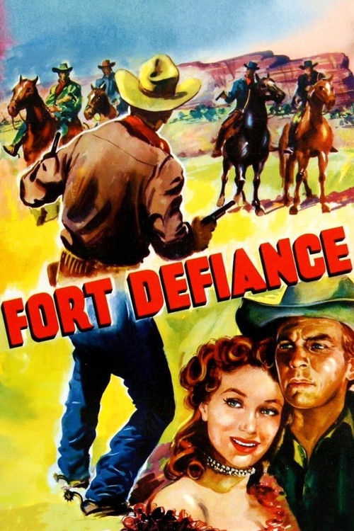Movie poster for Fort Defiance (1951)