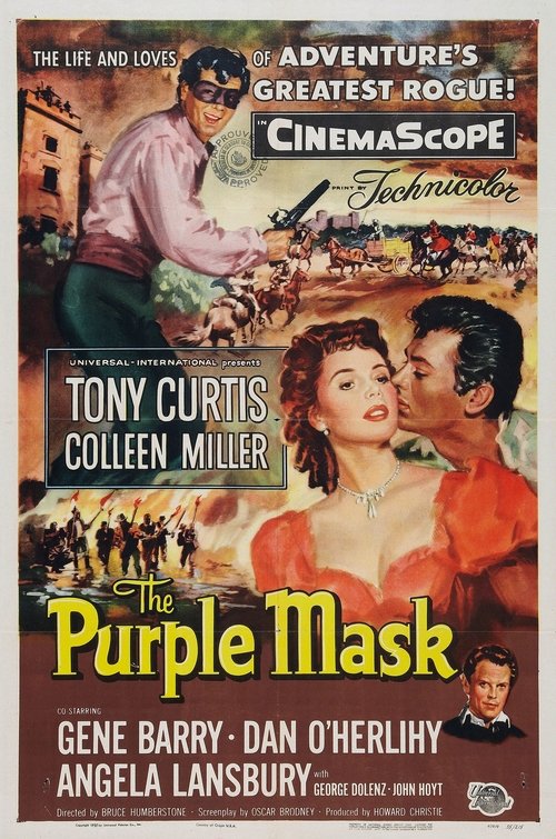 Movie poster for The Purple Mask (1955)