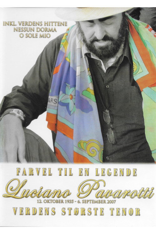 Movie poster for Luciano Pavarotti: A Legend Says Goodbye (2008)