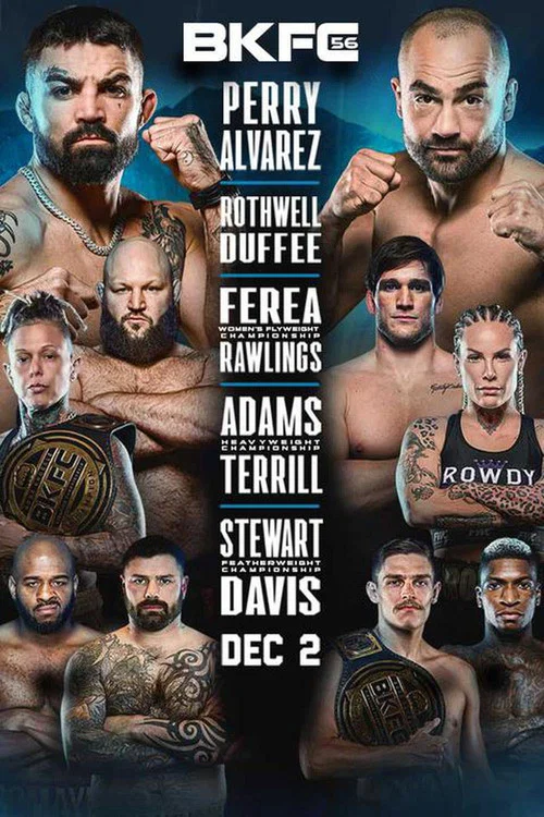Movie poster for BKFC 56: Perry vs. Alvarez (2023)