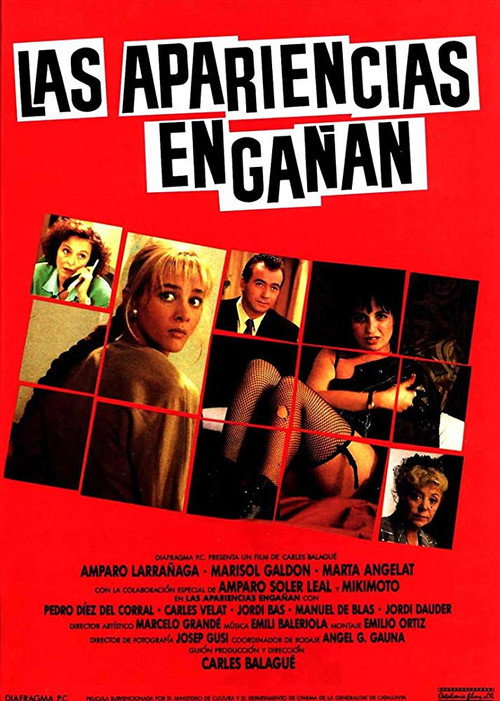 Movie poster for Les aparences enganyen (1991)