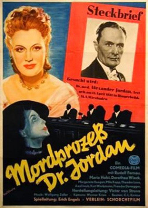 Movie poster for Mordprozeß Dr. Jordan (1949)