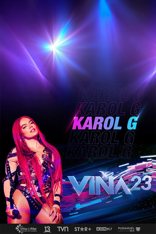 Movie poster for Karol G en el Festival Viña del Mar
