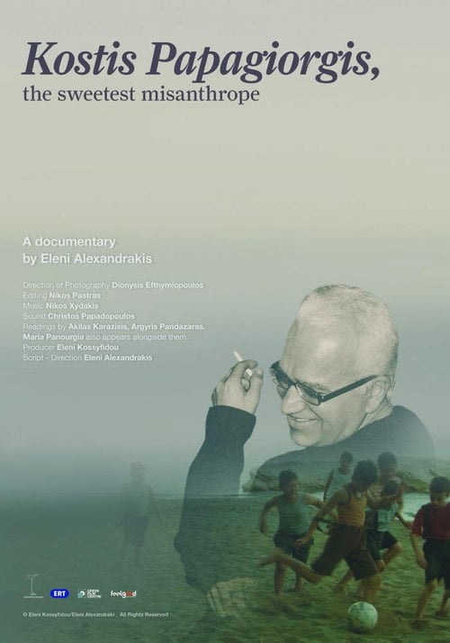 Movie poster for Kostis Papagiorgis, the Sweetest Misanthrope (2018)