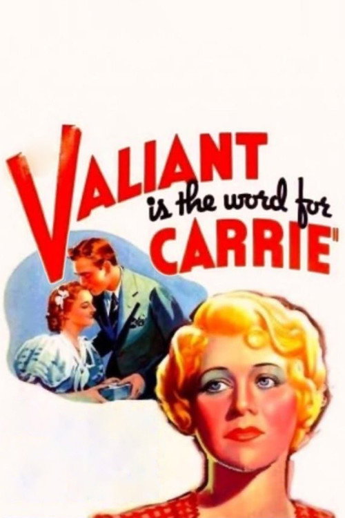 Movie poster for Valiant Is the Word for Carrie (1936)