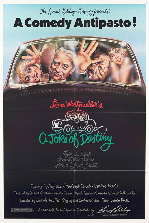 Movie poster for A Joke of Destiny, Lying in Wait Around the Corner Like a Street Bandit (1983)