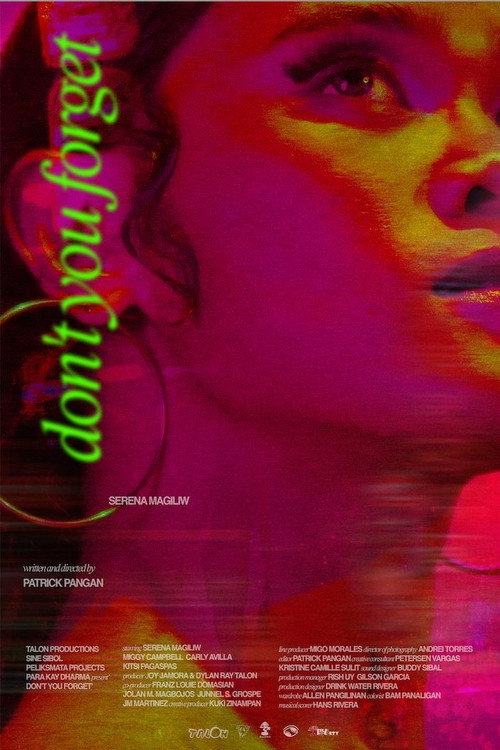 Movie poster for don't you forget (2025)