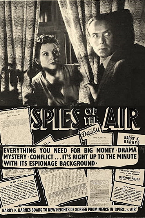 Movie poster for Spies of the Air (1939)