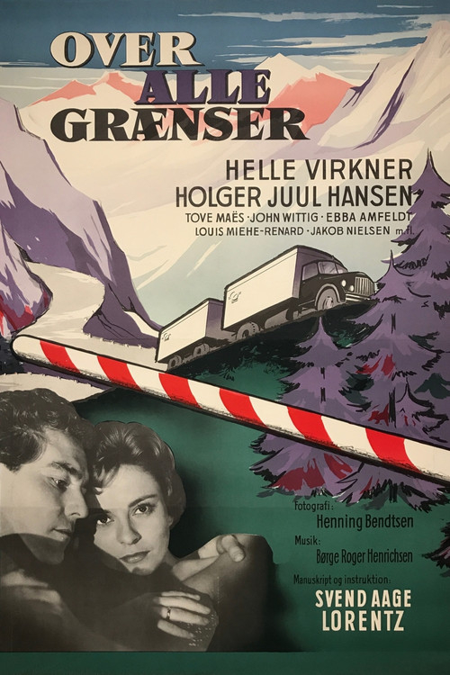 Movie poster for Over alle grænser (1958)