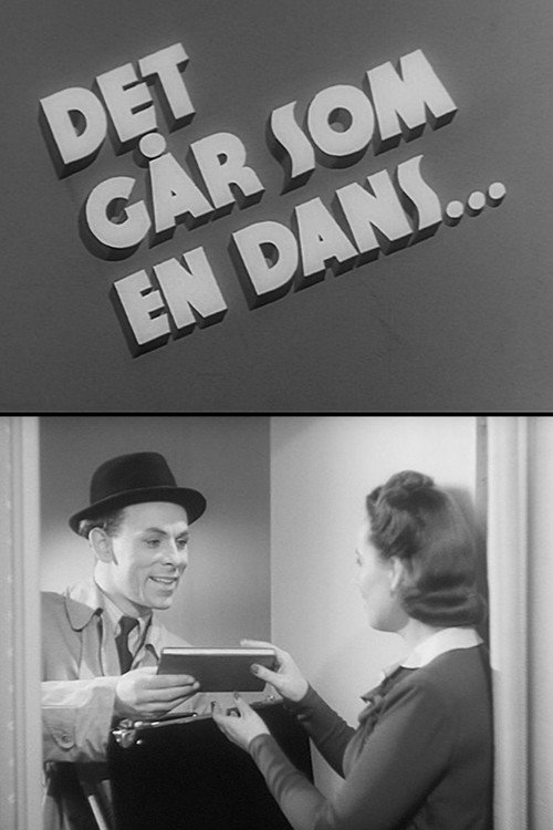 Movie poster for Det går som en dans... (1943)
